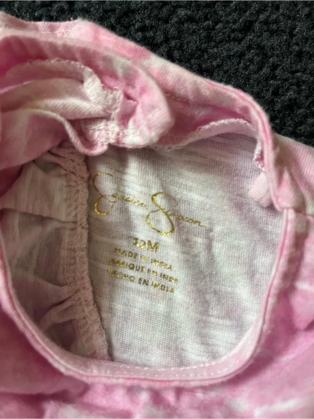 Jessica Simpson Pink Ruffle 12M Set - Picture 4 of 6